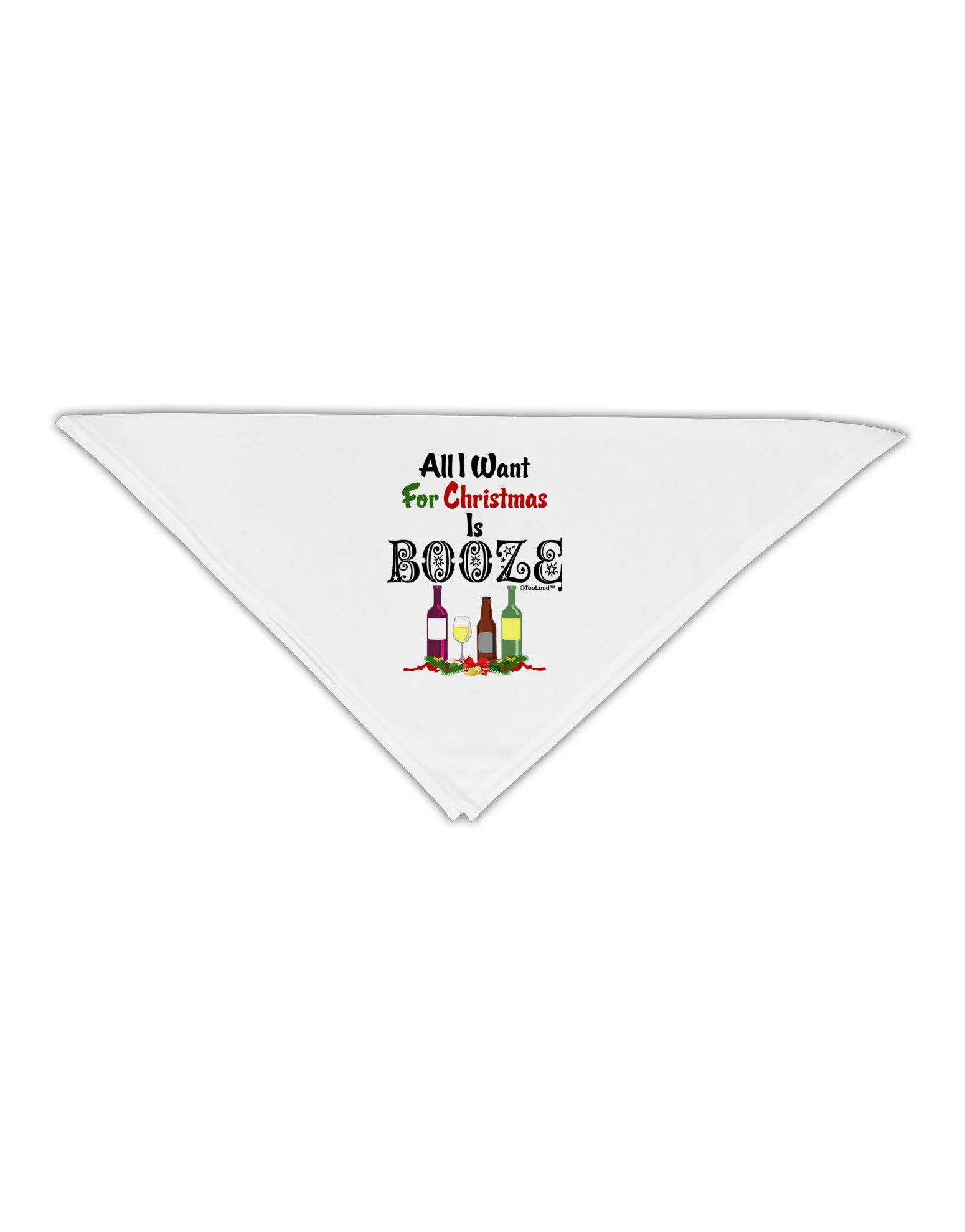 All I Want Is Booze Adult 19&#x22; Square Bandana