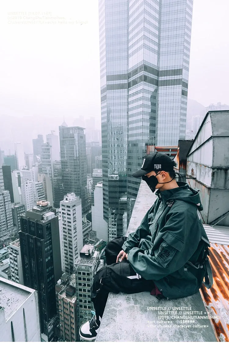 Back Strap Flight Military Jacket