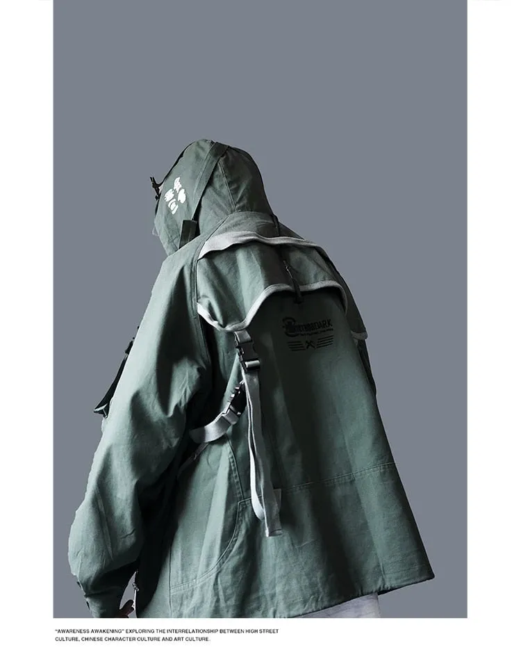 Back Strap Flight Military Jacket