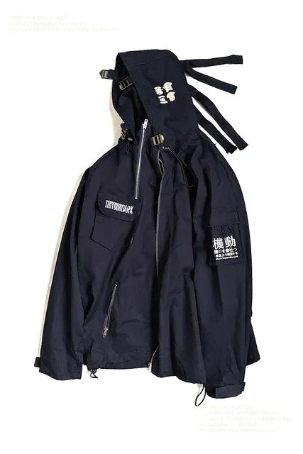 Back Strap Flight Military Jacket