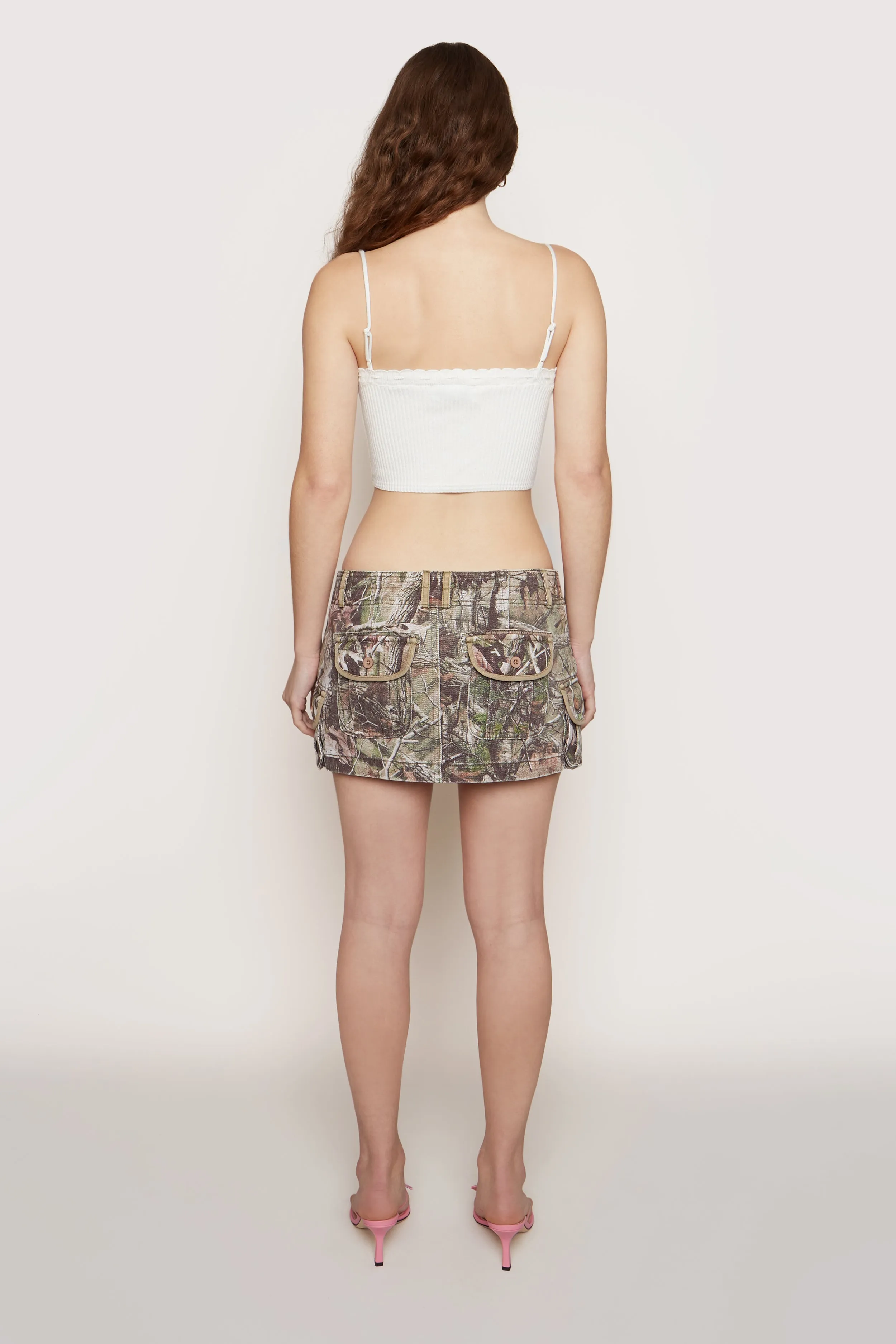 Bobcat Camo Tactical Cargo Skirt