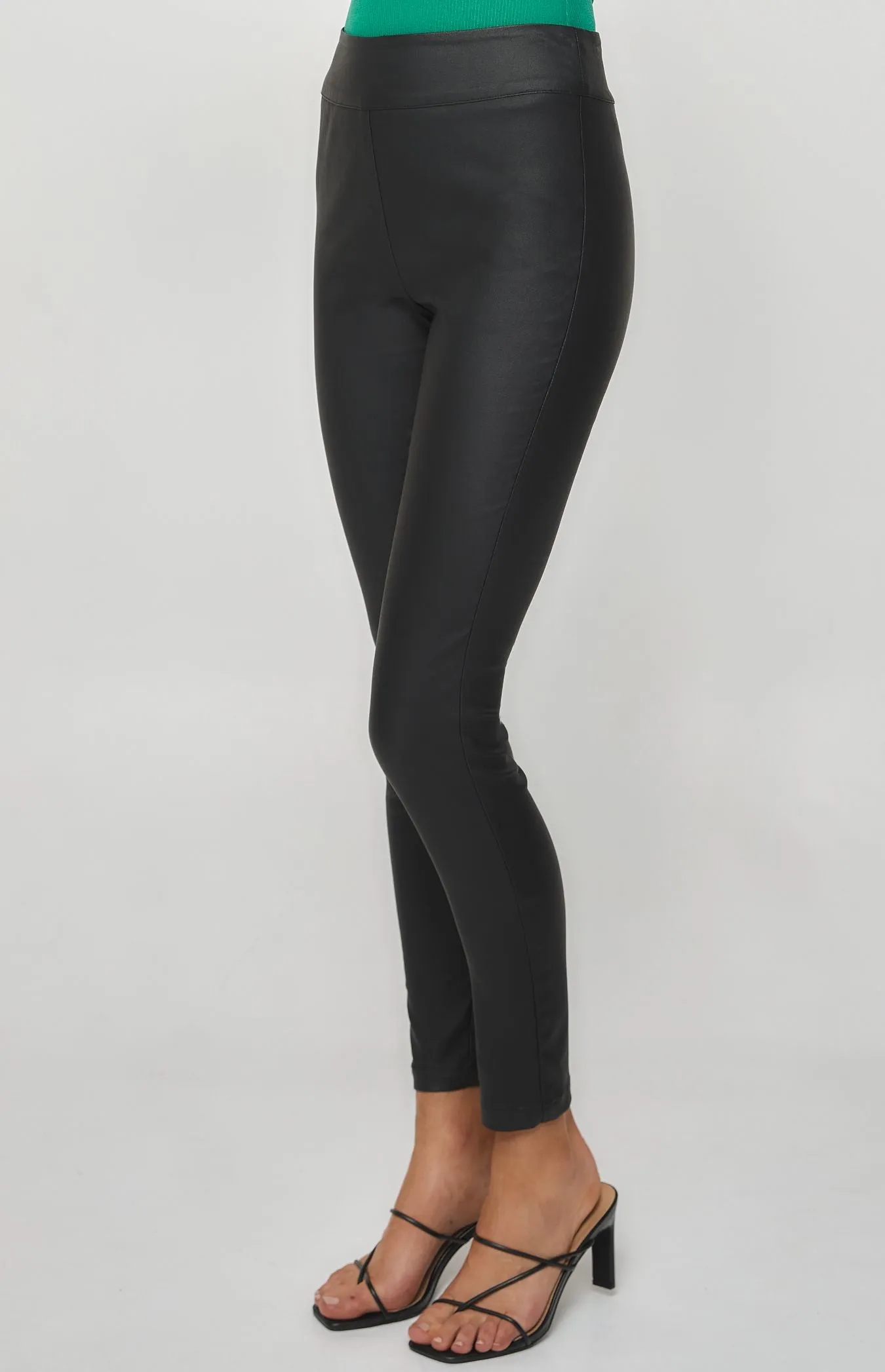 Danielle Faux Leather Leggins