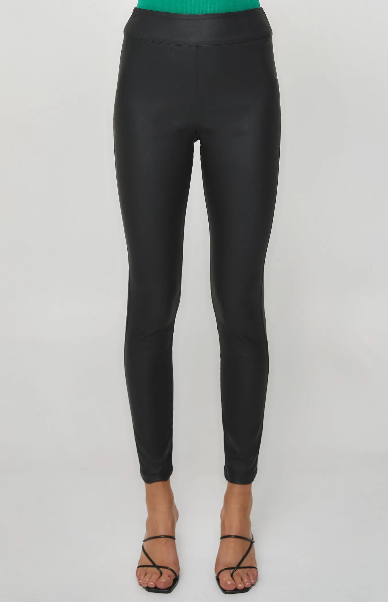 Danielle Faux Leather Leggins