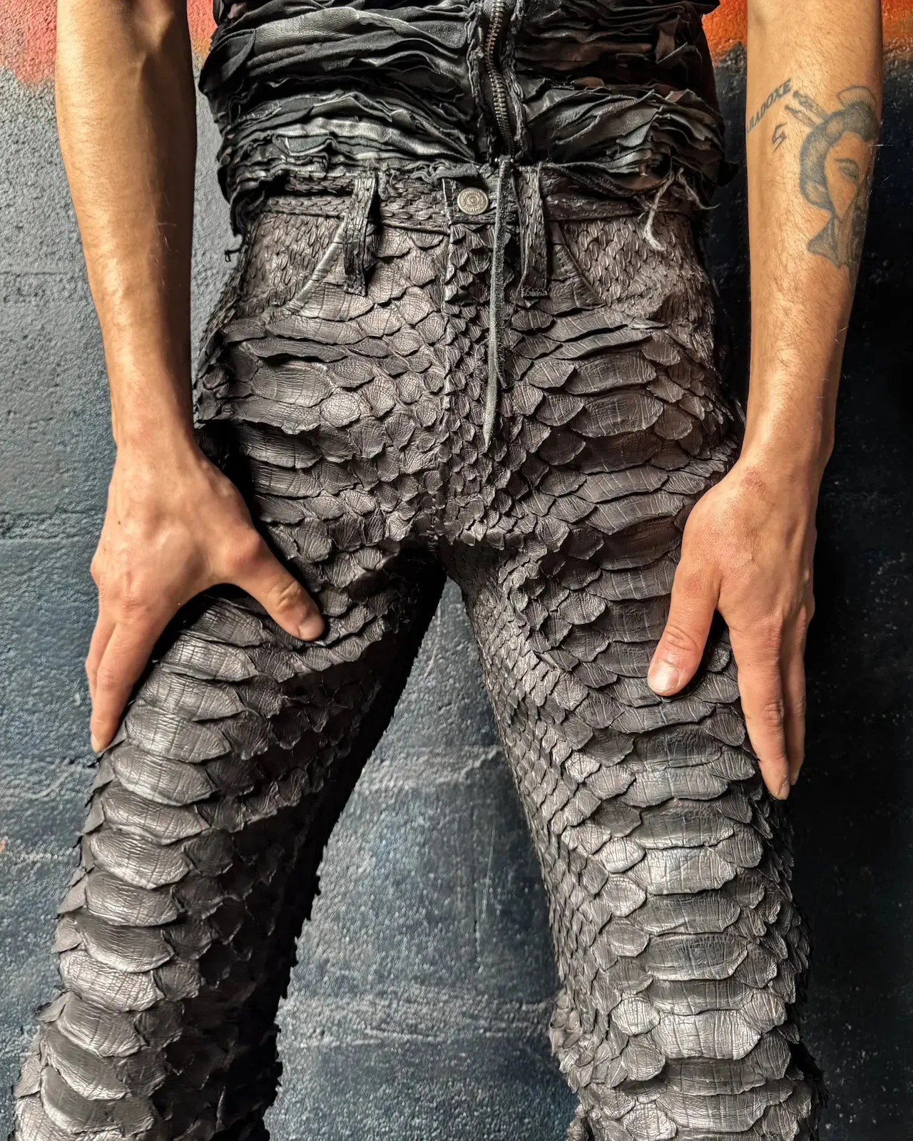 DRAGON PYTHON PANTS