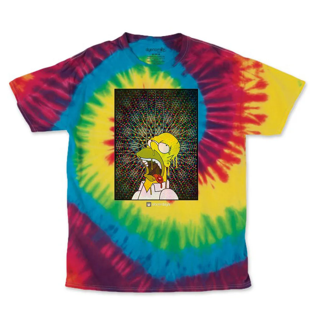 Homer Blotter Tie Dye Tee