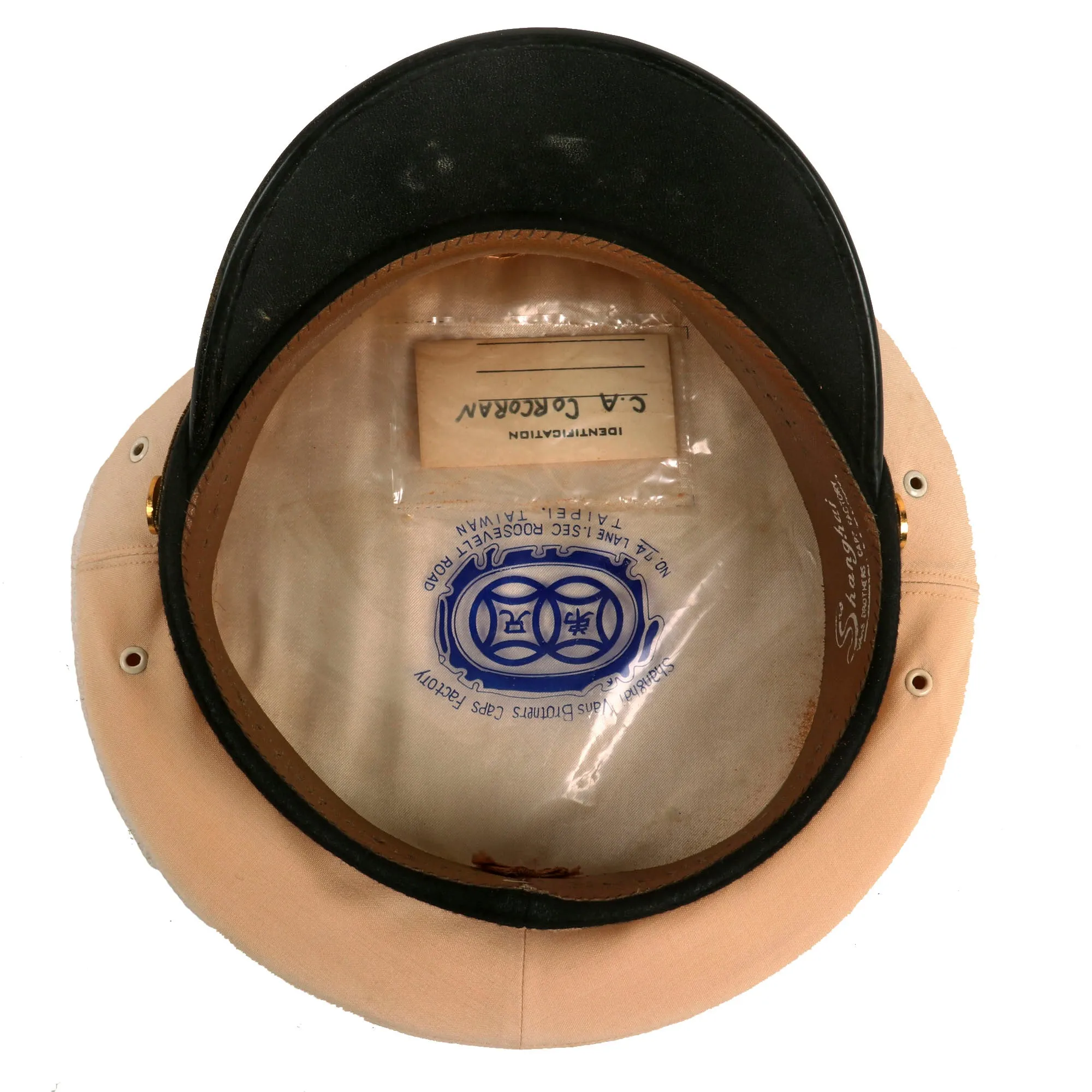 Original U.S. Vietnam War Army Lieutenant General Charles A. Corcoran White Summer Service Dress Uniform With Visor - Commanding General First Field Force and Chief of Staff MACV