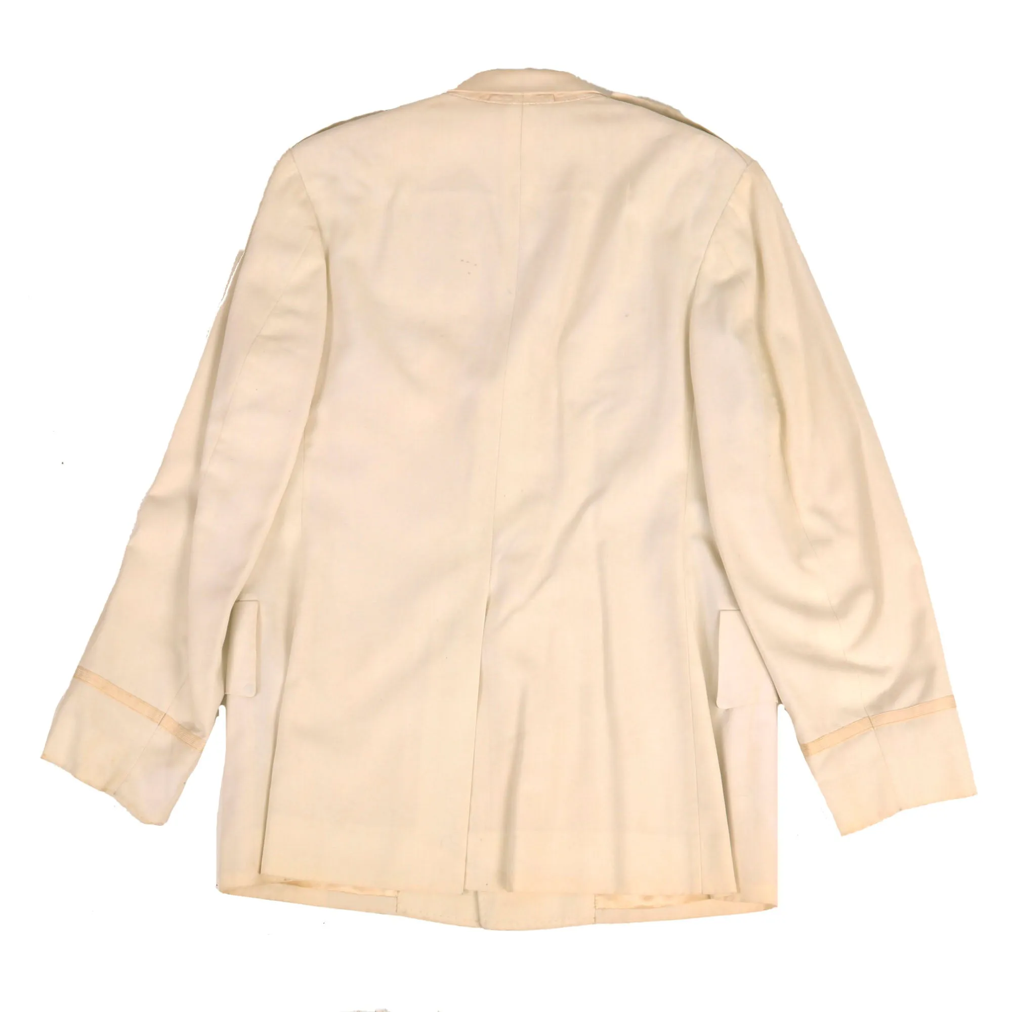 Original U.S. Vietnam War Army Lieutenant General Charles A. Corcoran White Summer Service Dress Uniform With Visor - Commanding General First Field Force and Chief of Staff MACV