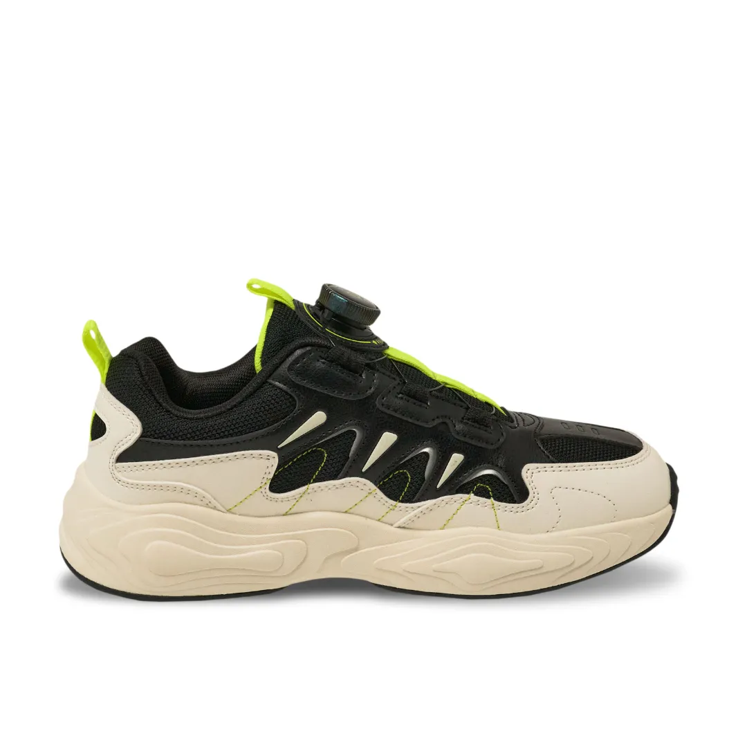 Rookie Chunky Sneaker Black/Off-White (Little Kids)