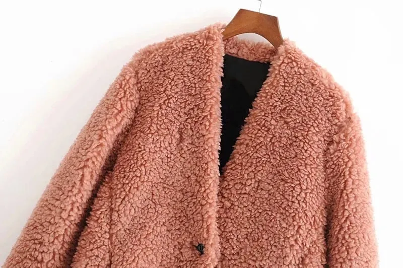 TEXTURED OVERSIZED COAT