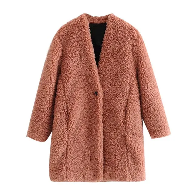 TEXTURED OVERSIZED COAT