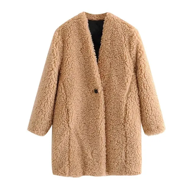 TEXTURED OVERSIZED COAT