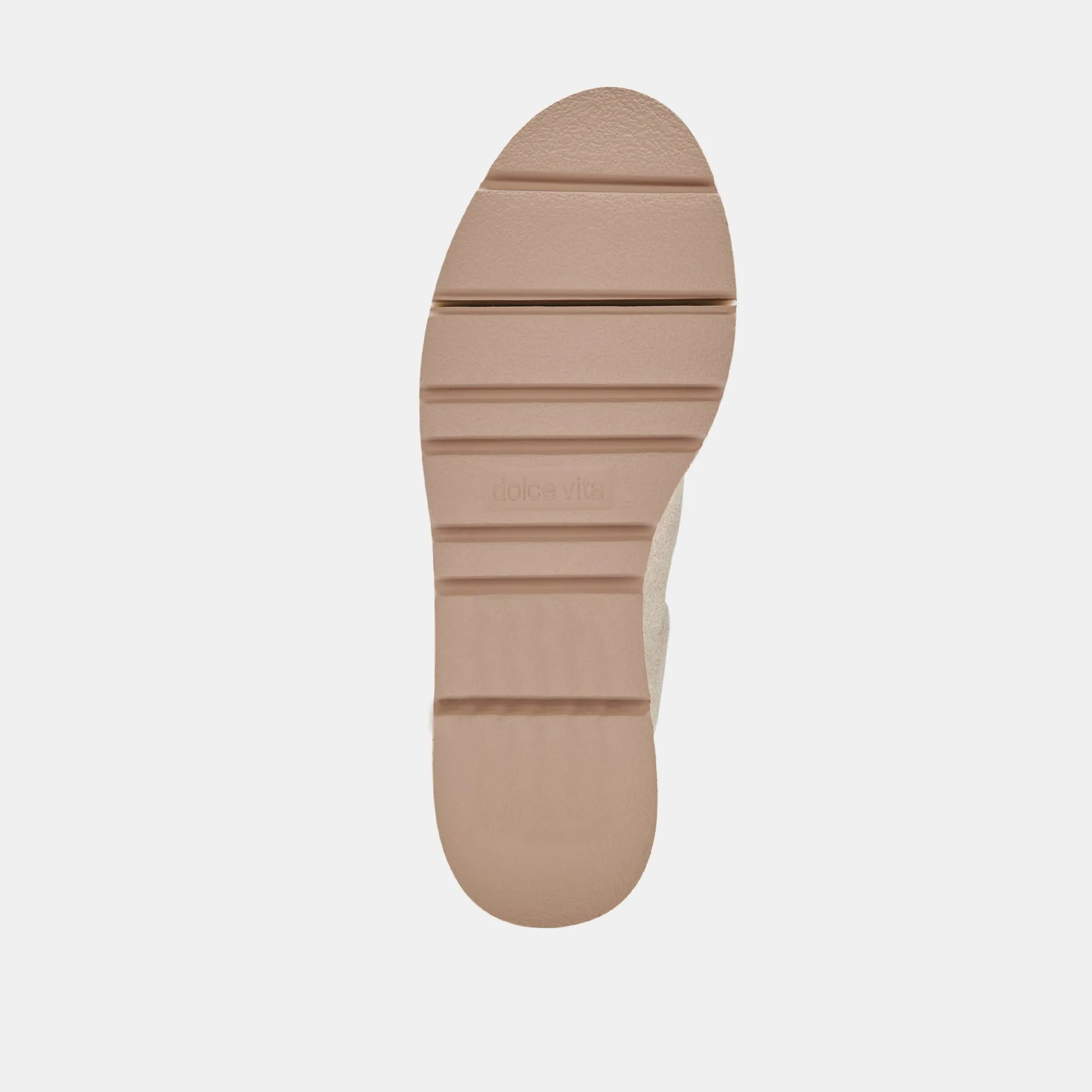 TOYAH SNEAKERS LIGHT GOLD METALLIC SUEDE - re:vita