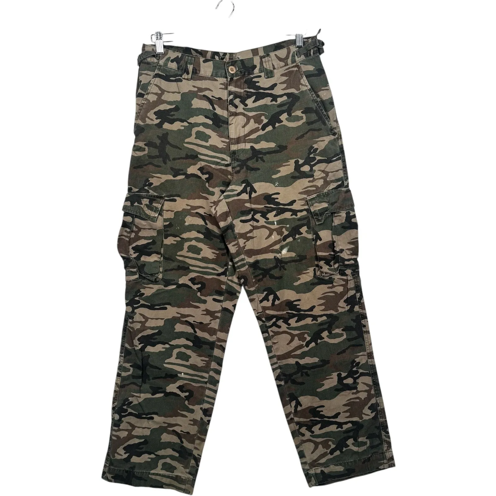 Vintage Military Camo Cargo Pants Men's 32x30.5