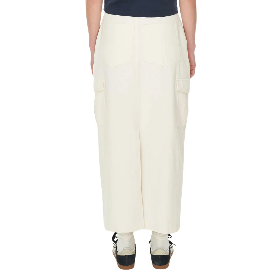Work Cargo Maxi Skirt - Ecru