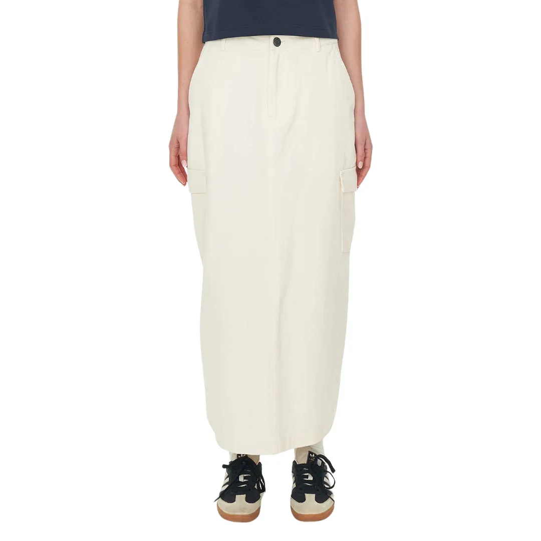 Work Cargo Maxi Skirt - Ecru